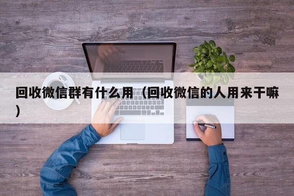 回收微信群有什么用（回收微信的人用来干嘛）